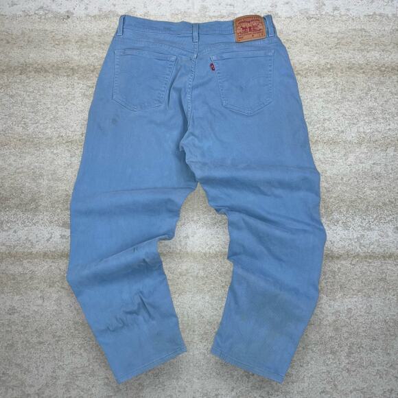 Vintage Levis Jeans 550 Relaxed Fit Light Blue Wash Denim Taper 100% Cotton 90s